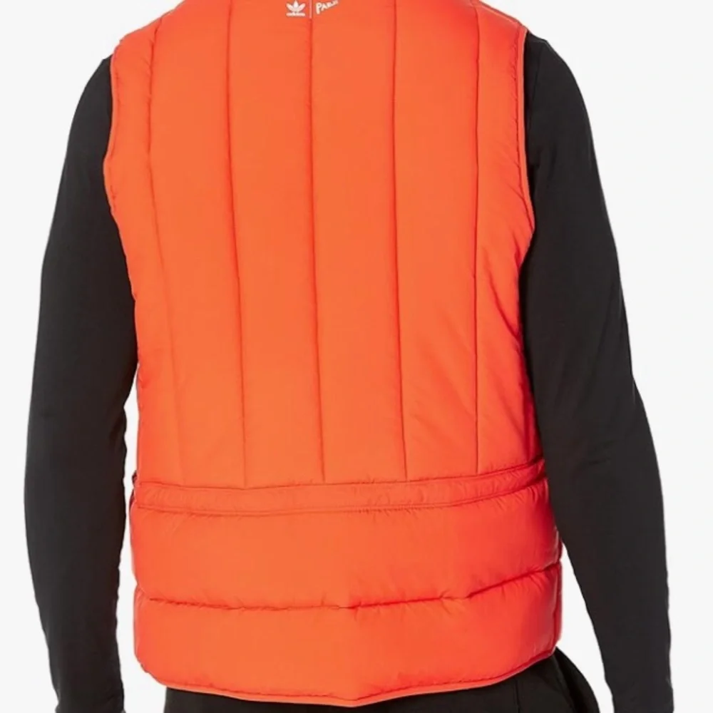Adidas Originals Parley Vest Adicolor orange  gender neutral adjustable NWT_5